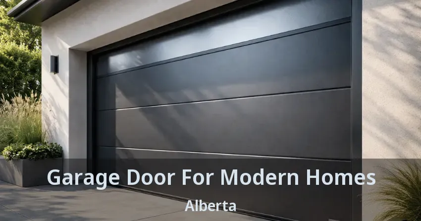 Garage Door For Modern Homes Alberta
